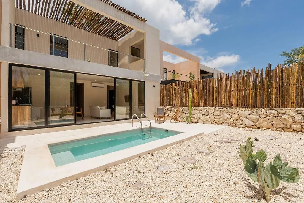 Close To Cenotes Private Pool 24Hr Hr Security Gym Yoga Villa Tulum Appartamento