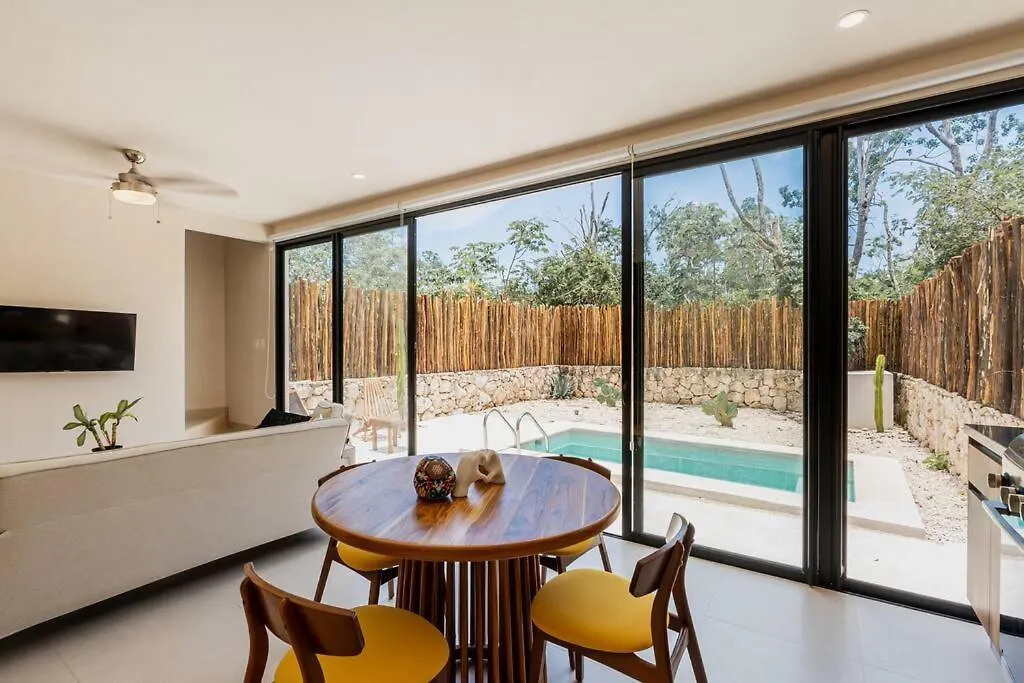 Close To Cenotes Private Pool 24Hr Hr Security Gym Yoga Villa Tulum